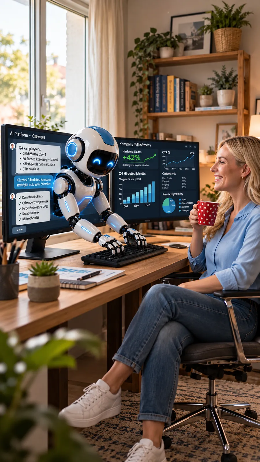 Robot segít a marketingesnek a kampánytervezésben